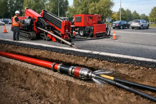Бестраншейная прокладка кабеля и газопровода — техника и процесс