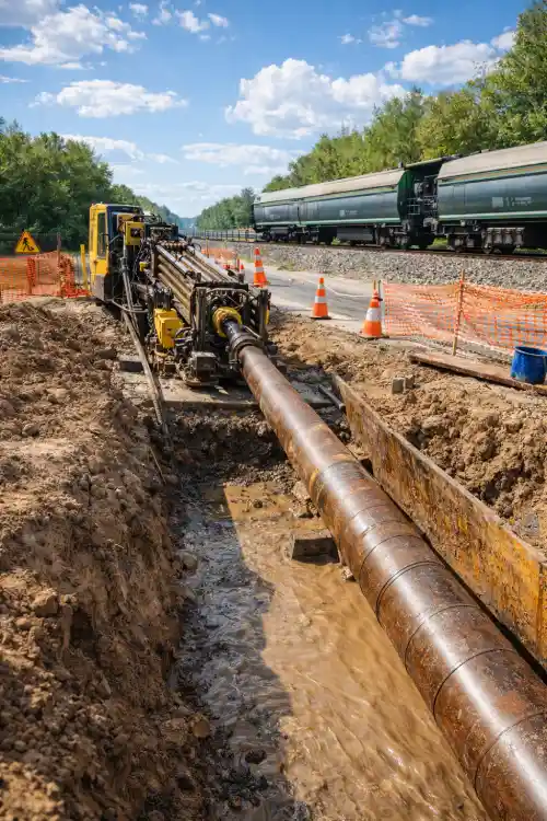 Когда заказывают закрытый переход по Минской области — пример работ